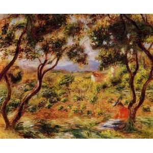  Oil Painting The Vines at Cagnes Pierre Auguste Renoir 
