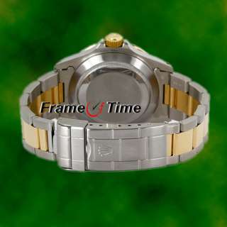 Rolex Submariner Diamond 18K/SS Gold Blue Watch 16613  