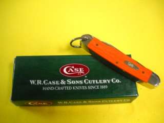 Case XX NEW Orange Jr Scout 6228 Knife  