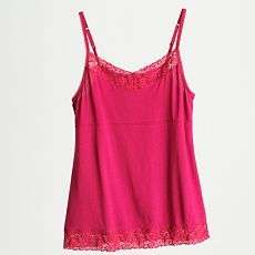 WOMENS ELLE MACPHERSON CAMI CAMISOLE BERRY SM 4/6 NEW  