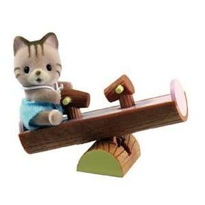 Calico Critters Friends in Mini Carry Cases   Cat
