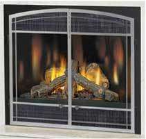  BGD42N D Gas Fireplace Stainless Steel doors Brand new Builder Cancel