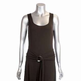 Sutton Studio Womens Jersey Knit Summer Tank Dress  
