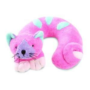  Noodle Head Pink Cat Travel Buddies Neck Ring Toys 