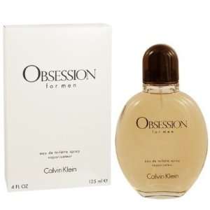  OBSESSION by Calvin Klein EDT SPRAY 4 OZ for MEN Beauty