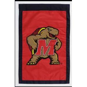  House Size Flag,Maryland, U of, Double Sided Patio, Lawn 
