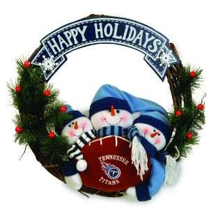  Tennessee Titans Styro Snowman Wreath