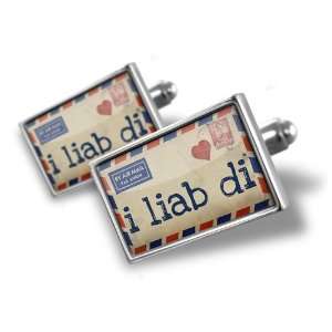  Cufflinks I Love You Love Letter from Styria Austria 