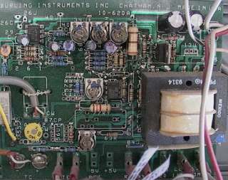 The control boards are labeled Burling Instruments. The temperature 