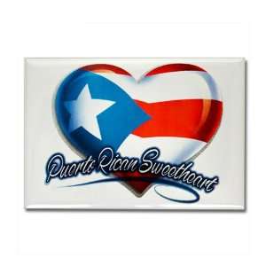   Magnet Puerto Rican Sweetheart Puerto Rico Flag 