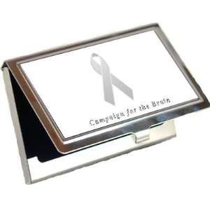   Campaign for the Brain Awareness Ribbon Business Card Holder Office