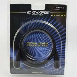  Canare XLR Lo Z Cable 5 Feet Musical Instruments
