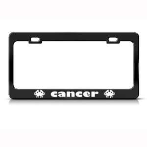  Cancer Sign Astrology Zodiac Metal license plate frame Tag 