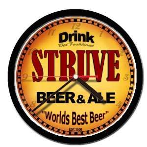  STRUVE beer and ale cerveza wall clock 