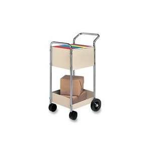 Fellowes Mfg. Co. Products   Steel Mini Mail Cart, 16 1/4x26x39 1/4 