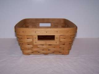 Longaberger Small Storage Solutions Basket + Protector + Lid Mothers 