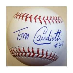  MLBPAA Tom Candiotti Autographed Baseball Sports 