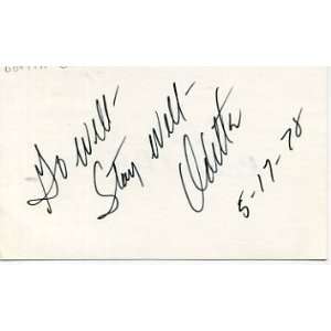  Odetta Jazz Blues Folk Singer Rare Signed Autograph 