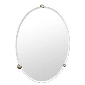  Gatco Oldenburg Frameless Bathroom Mirror   Satin Nickel 