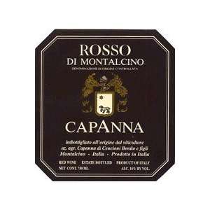  Capanna Rosso Di Montalcino 2009 750ML Grocery & Gourmet 