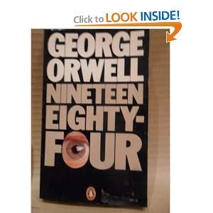  Nineteen Eighty four George Orwell Books