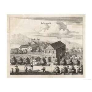  Dutch Settlement in Ceylon Giclee Poster Print, 12x16 