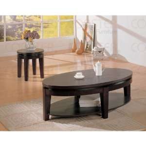 Oval Coffee Table With Storage Space   Coaster Co. 