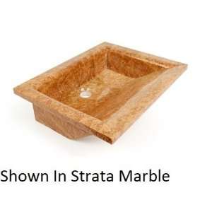 DE NS4039 Nassau Drop In Vessel Sink With Natural Stone Construction 