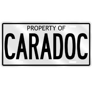  NEW  PROPERTY OF CARADOC  LICENSE PLATE SIGN NAME