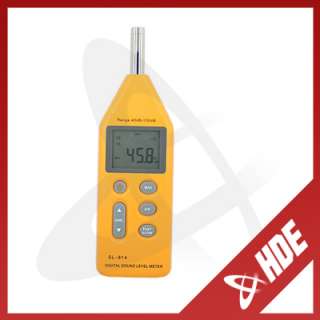 New Yellow USB Digital Sound Noise Level Meter Accurate Measure 