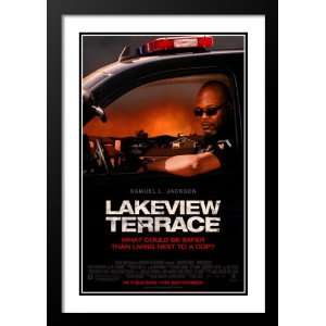  Lakeview Terrace Framed and Double Matted 32x45 Movie 