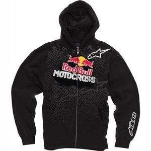  Alpinestars Grit Red Bull Zip Up Hoodie   Medium/Black 