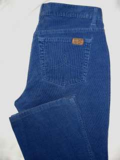 RALPH LAUREN Polo Jeans Co Blue Corduroy Womens Size 6  
