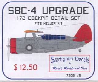 Starfighter 1/72 SBC 4 HELLEDIVER RESIN UPGRADE SET  