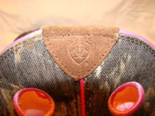  cowboy Boots Ariat Fatbaby camo mossy oak FR S/H $.99 NO RES  