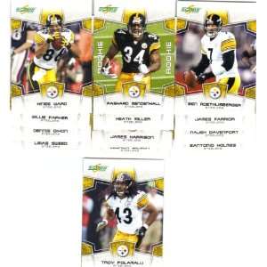  2009 Score Team Set Pittsburgh Steelers (14) Cards 