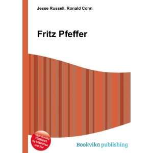  Fritz Pfeffer Ronald Cohn Jesse Russell Books