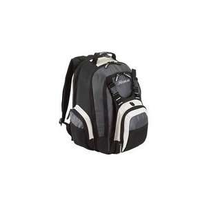   CAS. Backpack   Shoulder Strap   1 Pocket   Nylon   Black, Gray