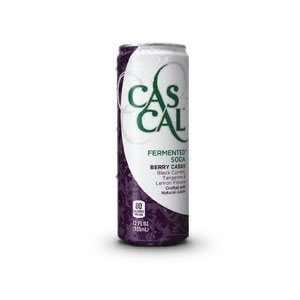Cascal Berry Cassis Natural Soda (12x12 Grocery & Gourmet Food