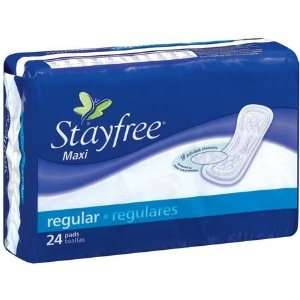  Stayfree Pads, Maxi, Regular, Deodorant 24 pads Health 