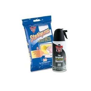  Falcon Safety Products  Cleaner Combo Pack,w/ 20 Statiques 