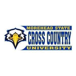  DECAL B MOREHEAD STATE UNIVERSITY CROSS COUNTRY WITH LOGO 