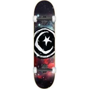 Foundation Star/Moon Galaxy Complete Skateboard   8.12 w/Black Trucks
