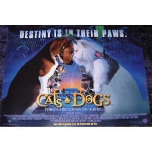  Cats & Dogs   Movie Poster   12 X 16 