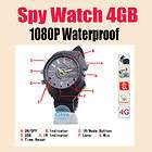4GB Night Vision IR 1080P Waterproof Spy Watch Camera V