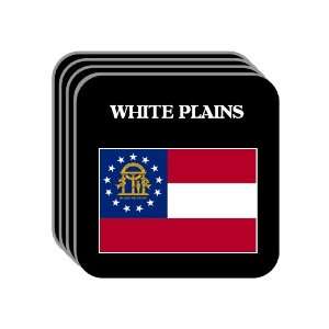  US State Flag   WHITE PLAINS, Georgia (GA) Set of 4 Mini 