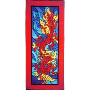 PT2385 The Dragon Oriental Quilt Pattern by Three Swans 