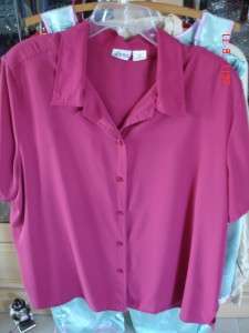 ANNA PLUS SIZE CLASSIC CAREER Top 2X NEW  