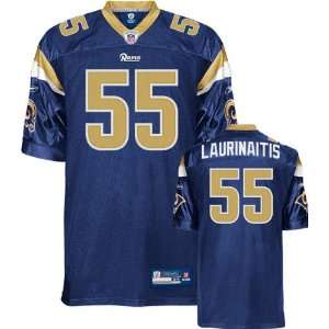  James Laurinaitis Jersey Reebok Authentic Navy #55 St 