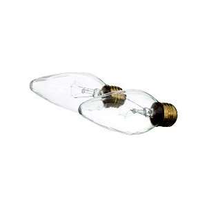  Chandelier Light Bulb F 15   40F15/Cl/Cd 2 Per Card Clear 